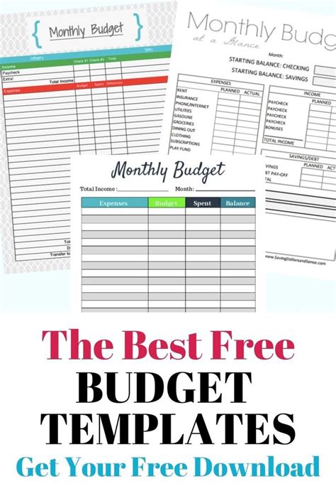 Adhd Budget Template Free