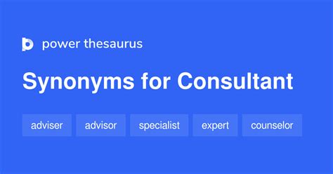 Consultant Synonyms 692 Words And Phrases For Consultant