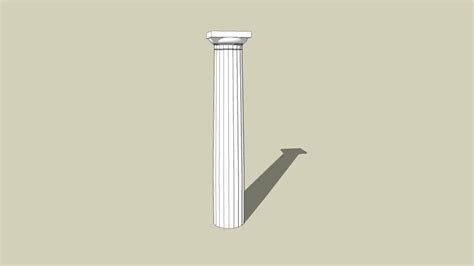 Greek Doric Column 3d Warehouse