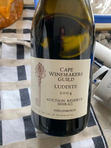 Luddite Cape Winemakers Guild Auction Reserve Shiraz Vivino Australia