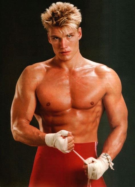 Dolph Lundgren Poses For A Rocky Iv Promo Image As Ivan Drago Michael