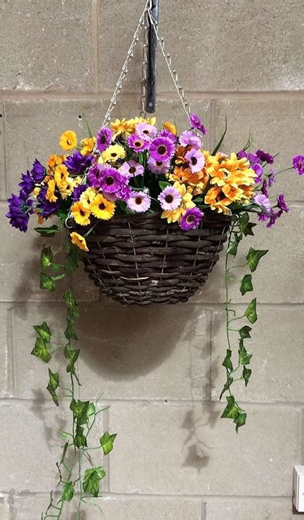 Artificial Flowers Hanging Baskets - irockyoustinks