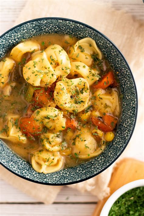 Soupe Aux Tortellinis L Gumes Persil Libre De Manger