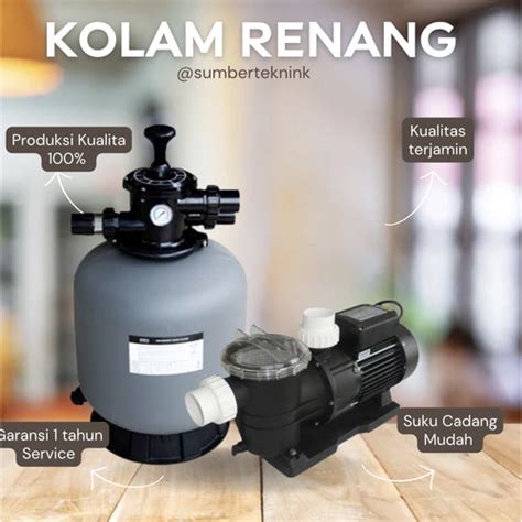 Jual Paket Sand Filter Kolam Renang Emaux P Pompa Hp Stp Stp