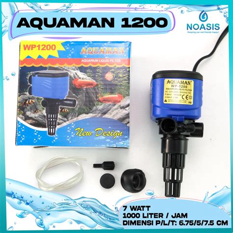 Jual POMPA AIR CELUP AQUARIUM AQUAMAN WP 1200 WP 1200 LOW WATT WAT