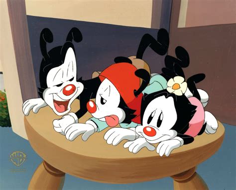 Animaniacs Original Production Cel Yakko Wakko And Dot Etsy