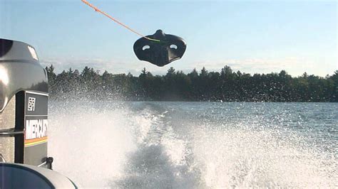 Sevylor Manta Ray Kite Tube Tubing Flying Tube At 55mph Behind A