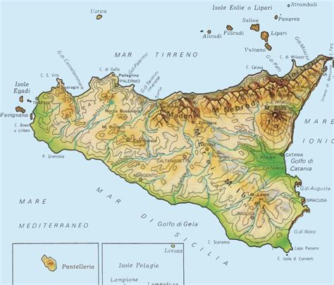 Cartina Muta Sicilia Da Stampare Cartina Fisica Della Sicilia Da