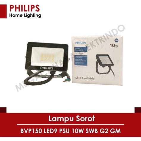 Jual Lampu Sorot Philips Outdoor Philips Bvp G Led W V Swb