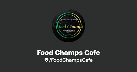 Food Champs Cafe Instagram Facebook Linktree