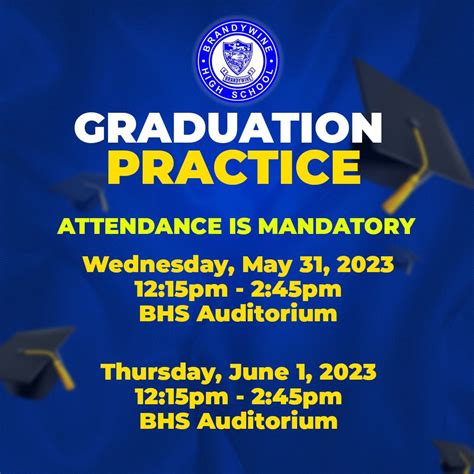 Brandywine High School on Twitter: "Class of 2023 Graduates - Reminder ...