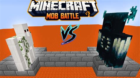 Quartz Golem Vs All Minecraft Mobs In Minecraft Battle Warden