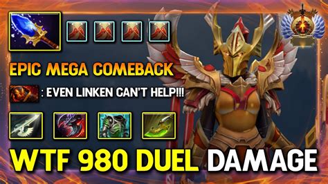 EPIC MEGA COMEBACK Legion Commander With 980 Duel Damage Even Linken