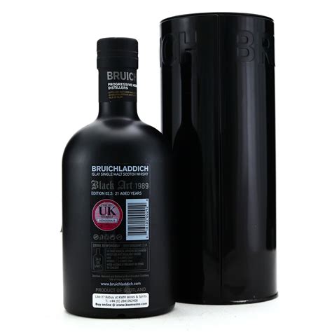 Bruichladdich 1989 Black Art 21 Year Old Edition 22 Whisky Auctioneer