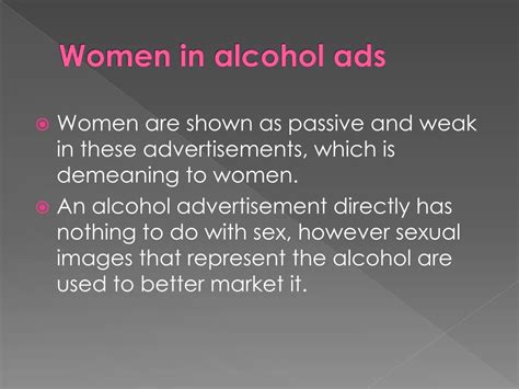 Ppt Sexuality In Alcohol Advertising Powerpoint Presentation Free Download Id2328863