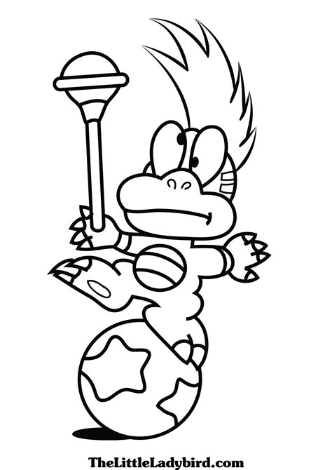 Super Mario Koopalings Coloring Pages