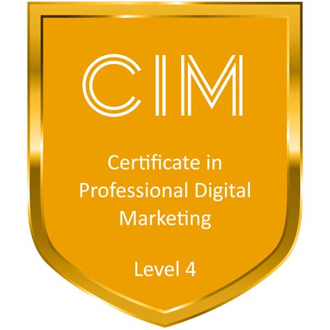 Certificate In Professional Digital Marketing Credly