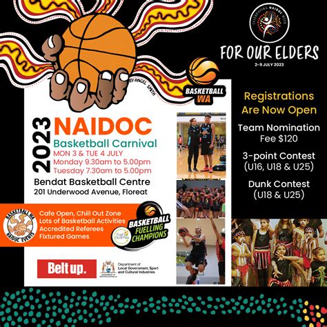 NAIDOC Carnival 2023 For Our Elders Basketball WA