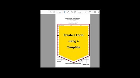 Create A Template Online At Lighthouse Printing For Printing Receipts