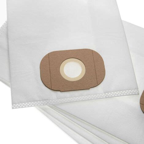 vhbw 10 microfleece Dust Bags compatible with Kärcher BV 111 DS 5200