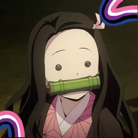 Nezuko Kamado Genderfluid Flag Pride Icon