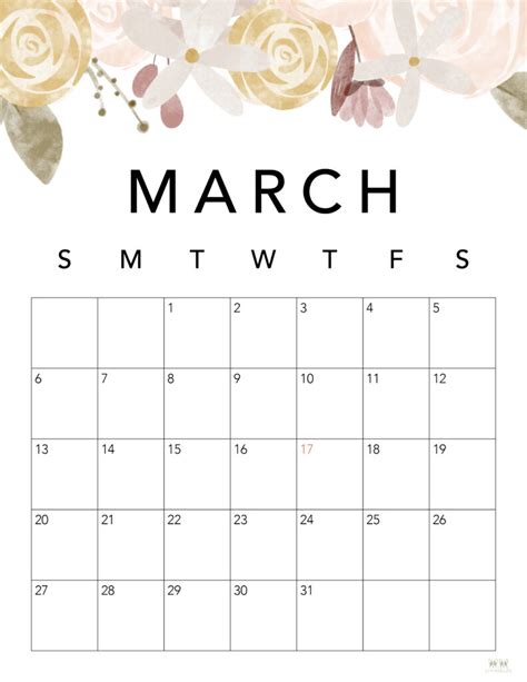 March 2022 Calendars 15 Free Printables Printabulls