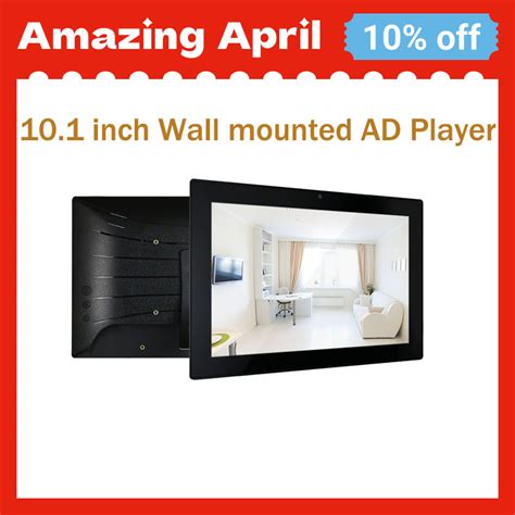 10 Inch Wall Mount Android 11 Poe Tablet Touch Screen Monitor 2GB 32GB