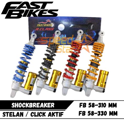 Jual Shockbreaker Belakang Tabung Bawah Stelan Clik Aktif Fastbikes