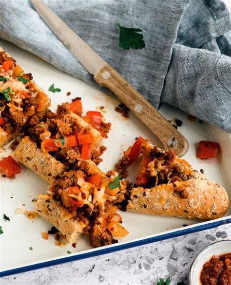 Gevuld Stokbrood Met Gehakt Recept Gevuld Stokbrood Recepten