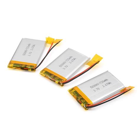 V Mah Ultra Thin Rechargeable Lithium Ion Polymer Battery