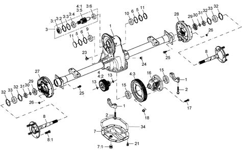 Ezgo Rear Axle Exploded Diagram