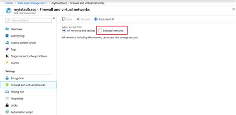 Network Security In Azure Data Lake Storage Gen Microsoft Learn