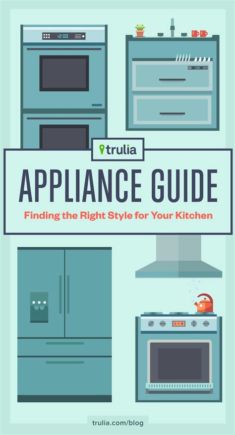 Appliance Guide Finding The Right Style For Your Kitchen Appliance Guide Appliances Trulia