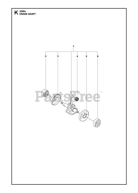 Husqvarna 326 Ex Husqvarna Handheld Edger Original Crankshaft Parts Lookup With Diagrams