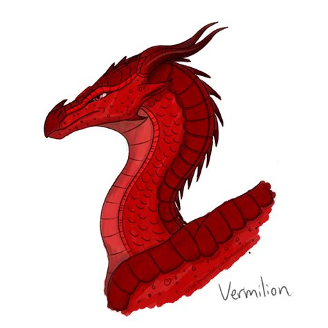 Wof D A D Day 11 Vermilion By Xthedragonrebornx On Deviantart