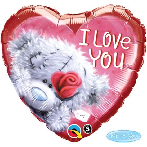 Ballon Aluminium I Love You Tatty Teddy 18 Qualatex Abc