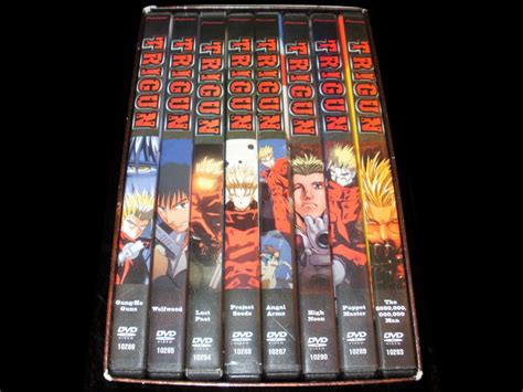 Trigun Complete Series Boxed Set 8 Dvd Box Set Complete In Box Cib