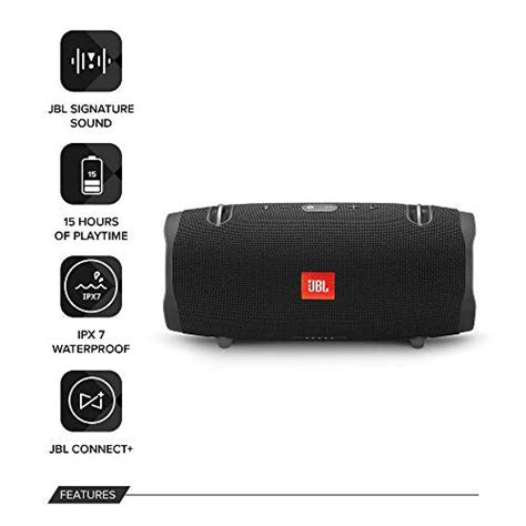 JBL Xtreme 2, Waterproof Portable Bluetooth Speaker, Black – AOP3D tech