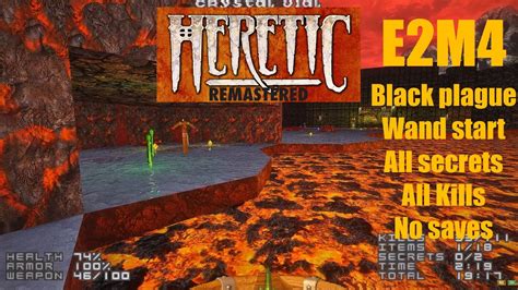 Heretic Remastered E M The Ice Grotto Black Plague Wand Start All