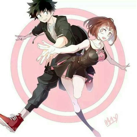 Imagenes Izuku X Ochako 💚🌸 💚12🌸 Parejas De Anime Frases De Amor