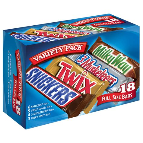 Nestle Candy Chocolate Candy Bar Variety Pack 20 Count