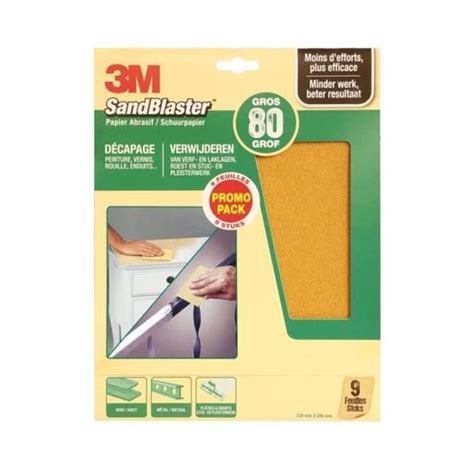 M Sandblaster Papier Abrasif Mm X Mm Gros P Cdiscount