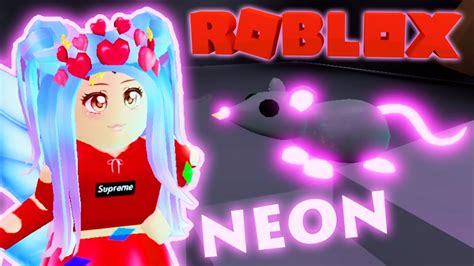 Making Neon Rat Pet In Adopt Me Youtube