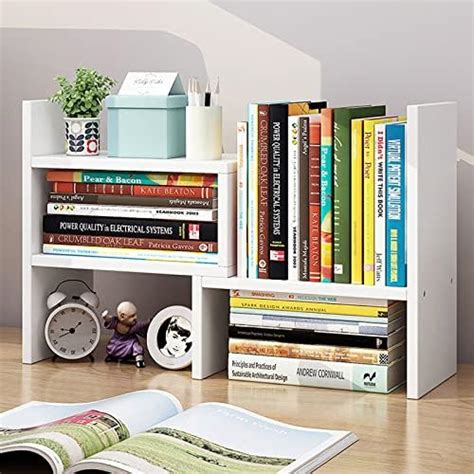 Amazon Expandable Wood Desktop Bookshelf Desktop Organizer Office