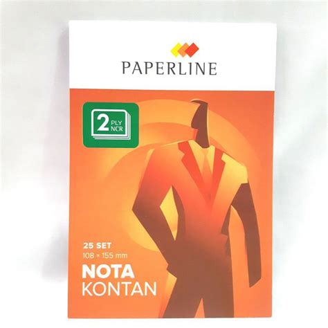 Nota Kontan Paperline Kecil K Ply Ncr Set Ukuran X Mm