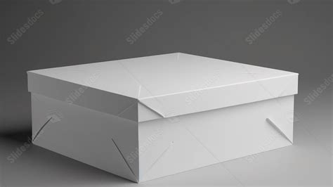 Blank Box Package Mockup Rendered In 3d Powerpoint Background For Free