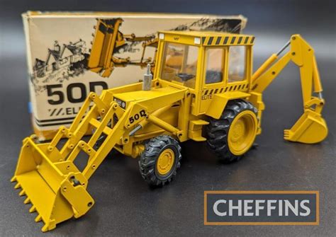 Massey Ferguson 50d Elite Digger Loader 135 Scale Diecast Model By