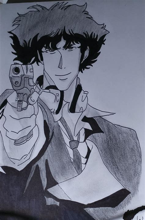 My drawing of spike : r/cowboybebop