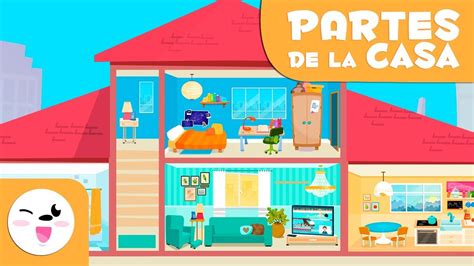 Aprende las habitaciones de la casa | Vocabulario para niños - YouTube