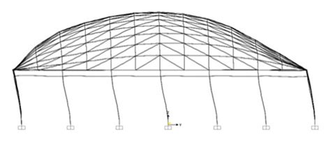 The first two vibration modes. (a) 1st mode of SS-SRC; (b) 2nd mode of ... 